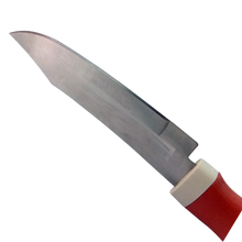 Small knife with blade cover for safe storage.