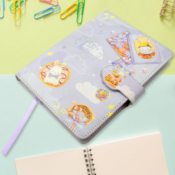 Notebook Diary Budget Books Office Accessories Notepad Journals School Students Diary Portable Travel Hand Books,  Notebooks for Girls Diary Notepad for College Students Stationary Items Best Birthday Return Gifts ( 12.4x16.8 CM / 112 Pages)