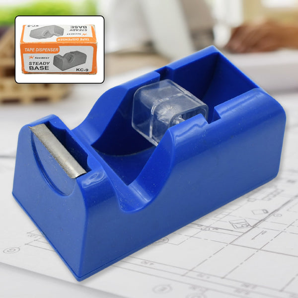 Plastic Tape Dispenser Cutter for Home Office use, Tape Dispenser for Stationary, Tape Cutter Packaging Tape School Supplies (1 pc / 235 Gm)