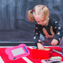 Fun drawing and writing magnetic slate with colorful display for children