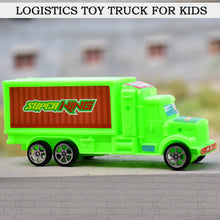 Kids' plastic cargo truck toy, colorful and fun