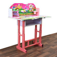 Portable kids' study table and chair set for home and office.