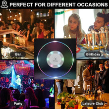 Colorful LED Cocktail Coaster, Round Ultra-Thin LED Drink Coaster (1 Pc)