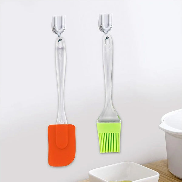 Combo set of large brush and spatula for baking and cooking