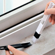 2 in 1 Multi-Function Plastic Window Slot Keyboard Wardrobe Dust Removal Cleaning Brush