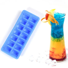 Flexible ice cube trays for easy removal from the freezer.