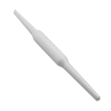 Plastic rolling pin for preparing roti and chapati, essential kitchen tool.