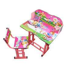 Multifunctional table and chair set for children’s study needs.