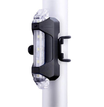 Waterproof LED light for bicycle front, white color.