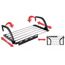 Small steel cloth drying rack