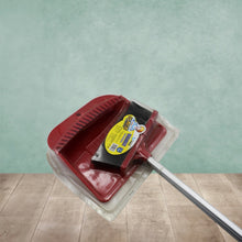 Long handle dustpan broom set for home use