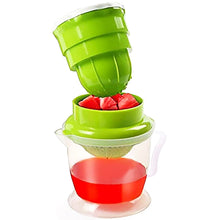 Handheld orange juicer for easy squeezing and fresh juice extraction.