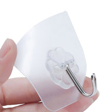 Small stainless steel adhesive wall hooks for multipurpose use