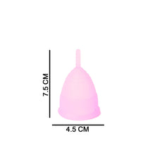 Eco-friendly reusable menstrual cup for women and girls