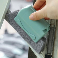 Brush for cleaning narrow window grooves