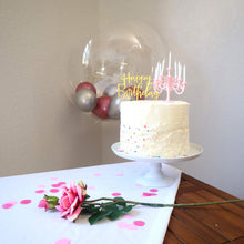 Elegant cake toppers and candle holders for special occasions