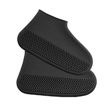 Non-Slip Silicone Rain Reusable Anti skid Waterproof Fordable Boot Shoe Cover ( Large )