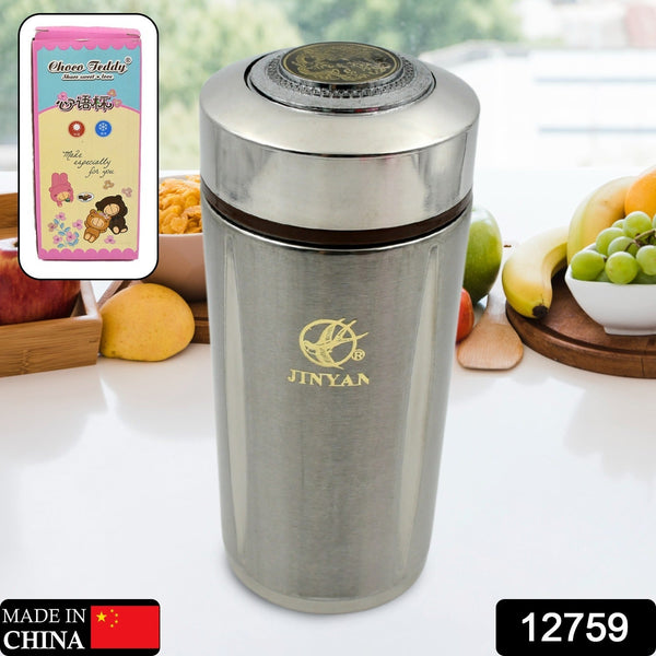 Stainless Steel Water Bottle Leak Proof, Rust Proof, Hot & Cold Drinks, Gym Sipper BPA Free Food Grade Quality, Steel fridge Bottle For office / Gym / School (250 Ml)