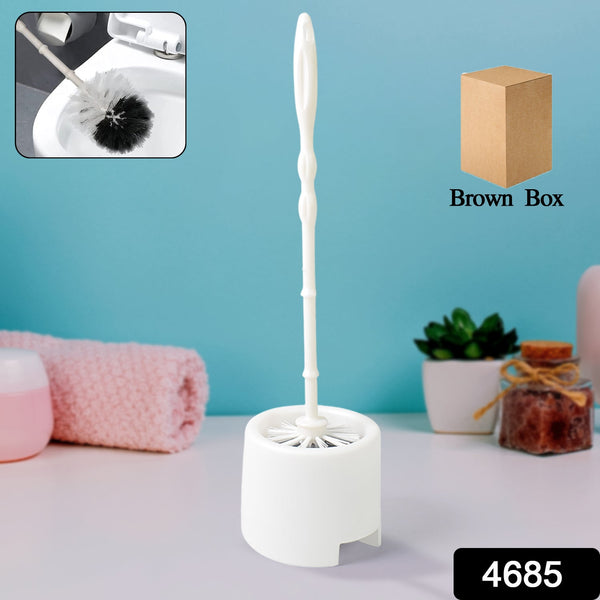 Toilet Brush with Holder Stand, Toilet Brush Set Toilet Cleaning Brush Household, Bathroom Cleaning Tools